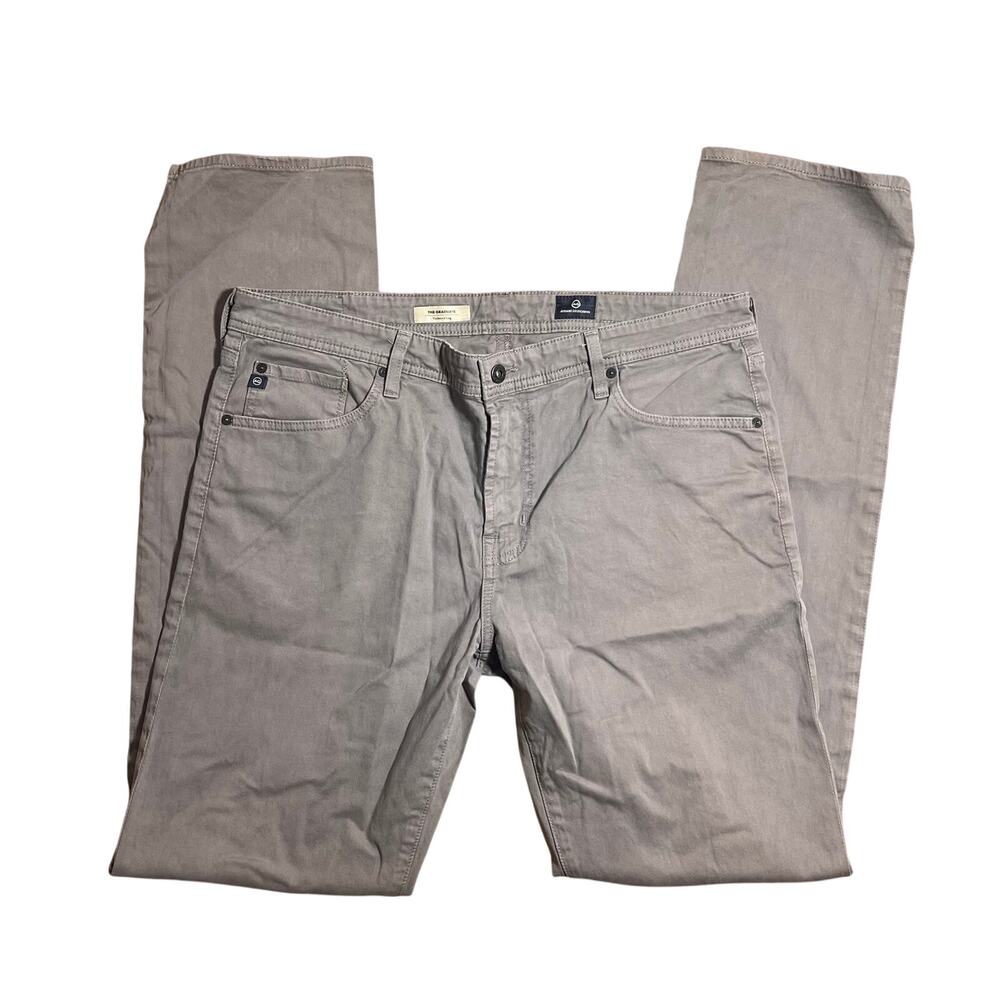 AG Adriano Goldschmied The Graduate  Tailored Leg Jeans 38x36 Premium USA Made